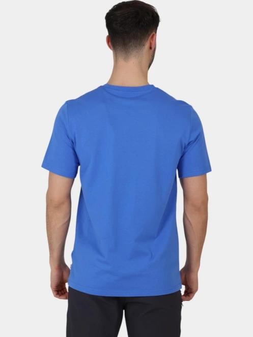 Fjallraven Lush Logo T-shirt M férfi rövid ujjú póló kék színben 4