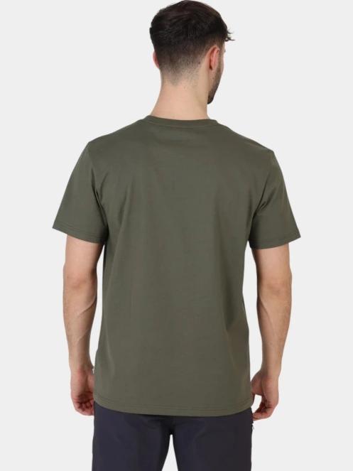 Fjallraven Multicolor Logo T-shirt M férfi rövid ujjú póló oliva színben 4