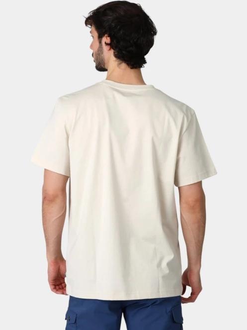 Fjallraven Multicolor Logo T-shirt M férfi rövid ujjú póló fehér színben 4