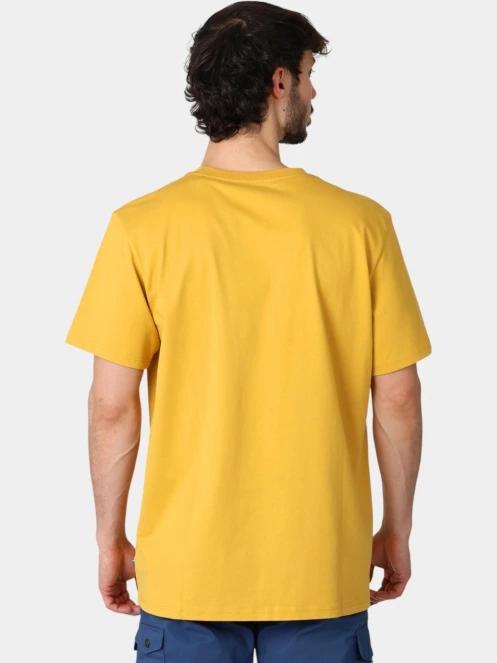 Fjallraven Multicolor Logo T-shirt M férfi rövid ujjú póló narancssárga színben 4