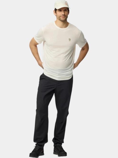 Fjallraven High Coast SS M férfi rövid ujjú sport póló fehér színben 2