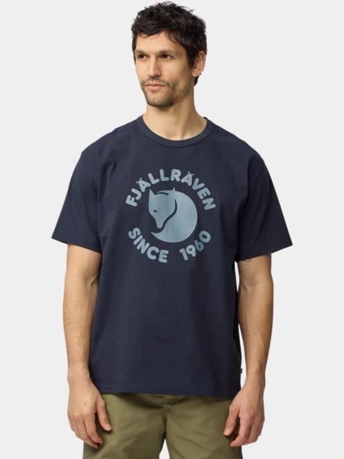 Fjallraven Fjällräven Relaxed T-Shirt M férfi rövid ujjú sport póló sötétkék színben 2