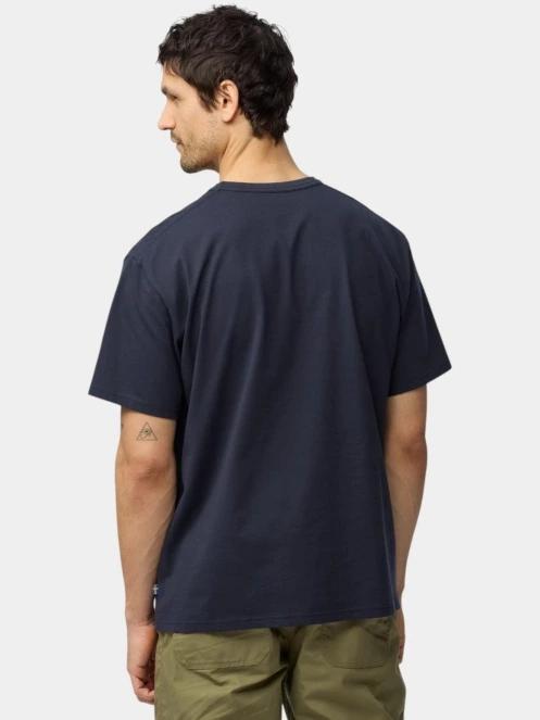Fjallraven Fjällräven Relaxed T-Shirt M férfi rövid ujjú sport póló sötétkék színben 4