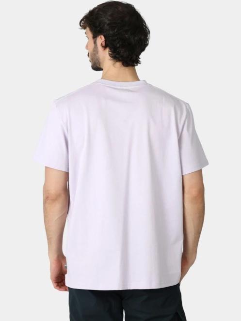 Fjallraven Archive Logo T-Shirt M férfi rövid ujjú sport póló lila színben 4