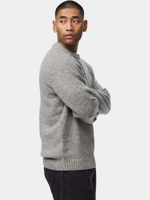 Fjallraven Övik Neps Knit Sweater M férfi kötött pulóver szürke színben 3