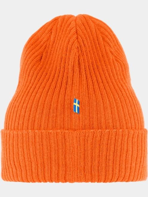 Fjallraven Fjällräven Rib Hat kötött sapka narancssárga színben 3