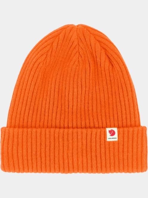 Fjallraven Fjällräven Rib Hat kötött sapka narancssárga színben 4