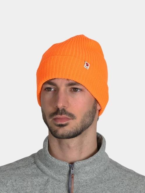 Fjallraven Fjällräven Rib Hat kötött sapka narancssárga színben 5