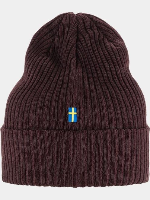 Fjallraven Fjällräven Rib Hat kötött sapka bordó színben 3