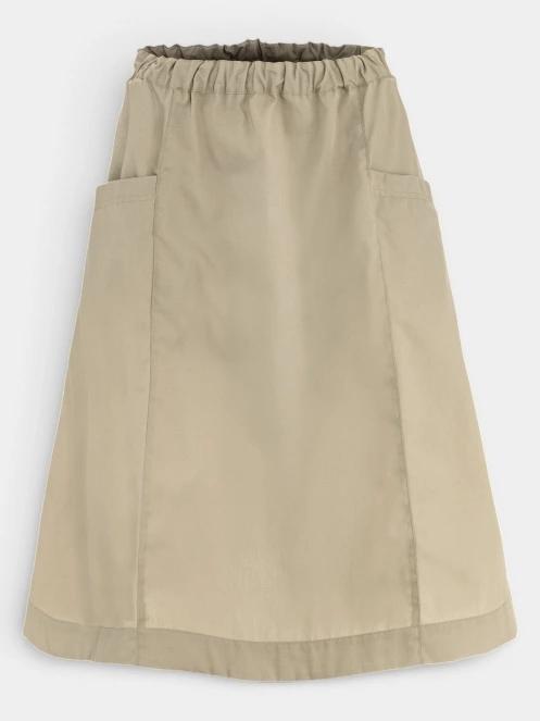 Fjallraven Vardag Skirt W női midi szoknya homok színben 2