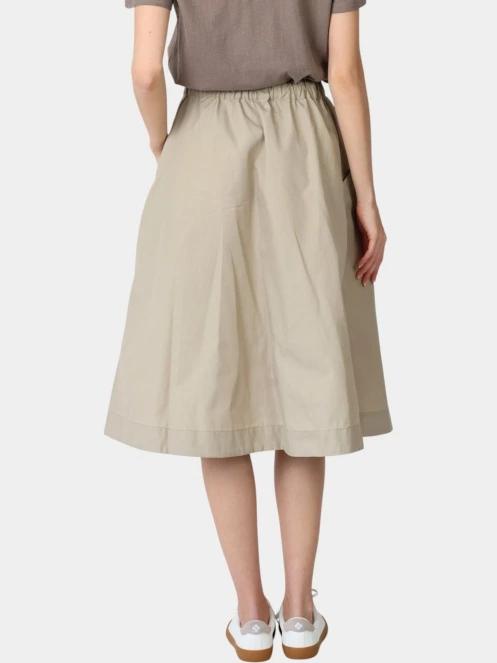 Fjallraven Vardag Skirt W női midi szoknya homok színben 4