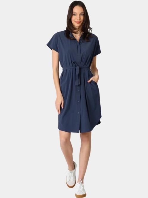 Fjallraven Abisko Fjäll Dress W női ingruha sötétkék színben 5