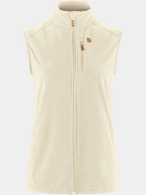 Fjallraven Övik Lite Fleece Vest W női mellény fehér színben 6