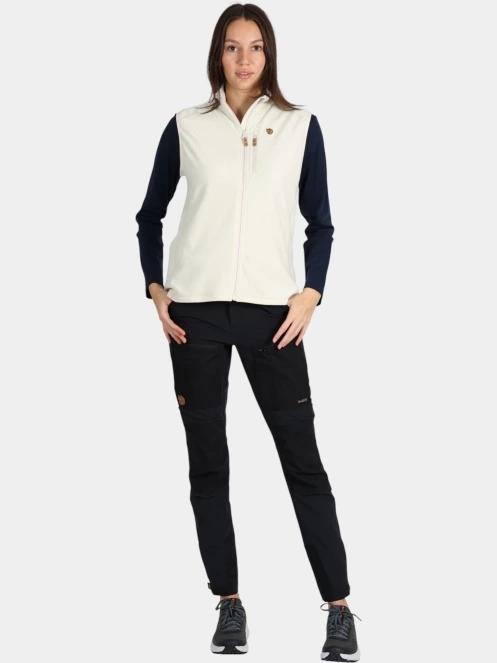 Fjallraven Övik Lite Fleece Vest W női mellény homok színben 5