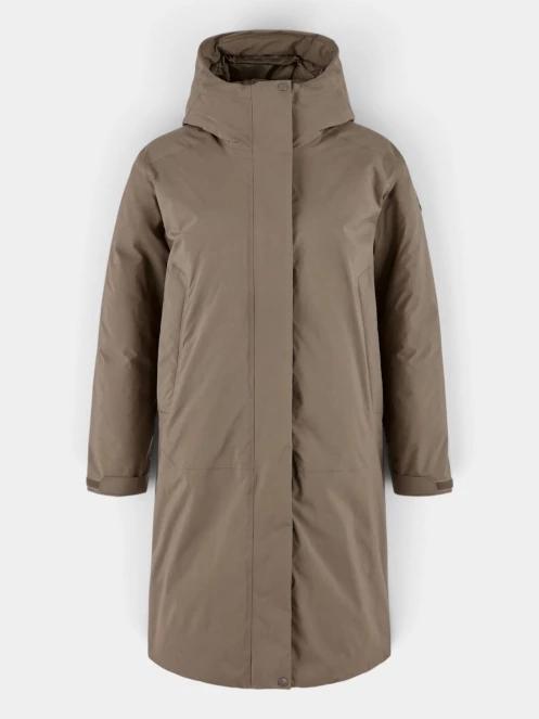 Fjallraven Övik GTX Padded Parka W női vízhatlan kabát barna színben 2