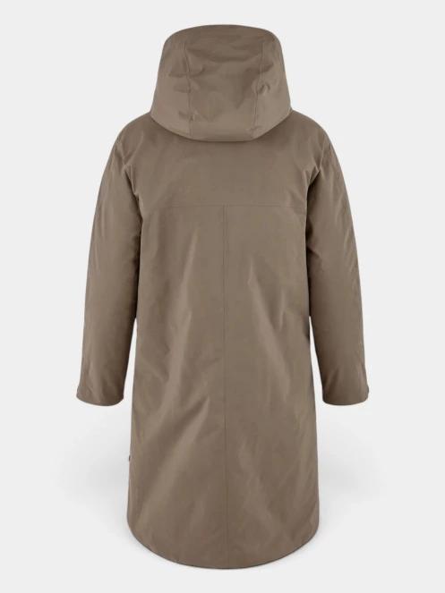 Fjallraven Övik GTX Padded Parka W női vízhatlan kabát barna színben 3