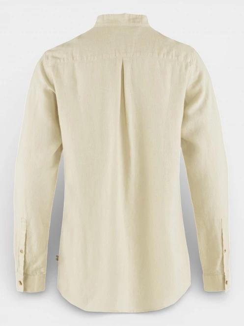 Fjallraven Övik Hemp Shirt LS W női hosszú ujjú ing fehér színben 3