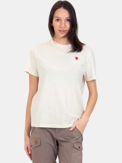 Fjallraven Hemp Blend T-shirt W női rövid ujjú póló fehér színben 2