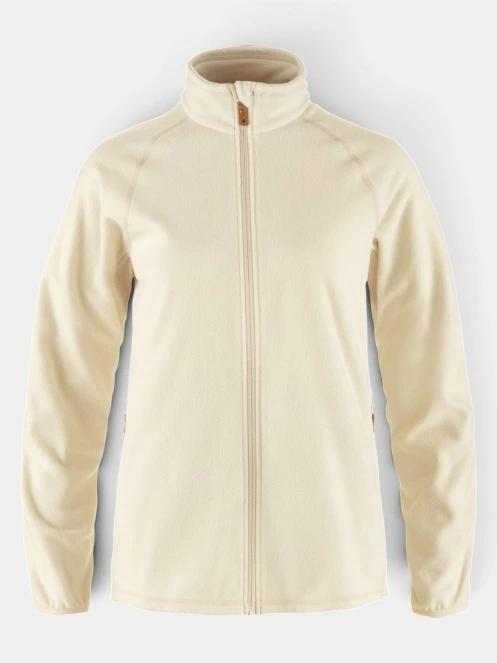 Fjallraven Övik Lite Fleece Jacket W női polár pulóver homok színben 8
