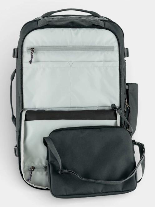 Fjallraven Färden Carry-On Pack utazó hátizsák szürke színben 4