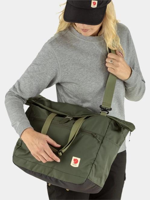 Fjallraven High Coast Tote 30 oldaltáska zöld színben 5