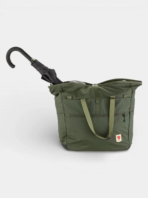 Fjallraven High Coast Tote 30 válltáska zöld színben 7
