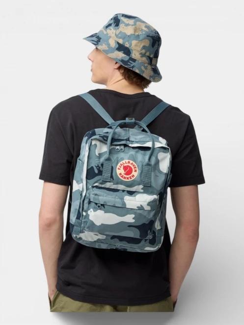 Fjallraven Kanken Graphics hátizsák kék színben 7