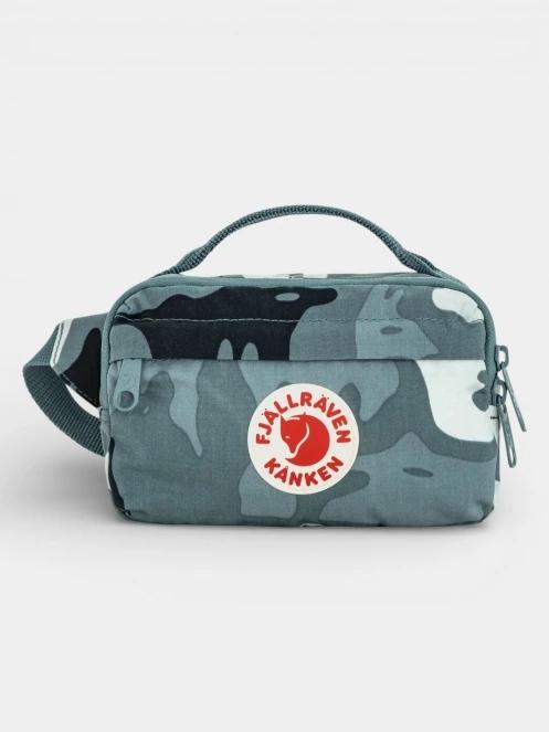 Fjallraven Kanken Graphics Hip Pack övtáska kék színben 2