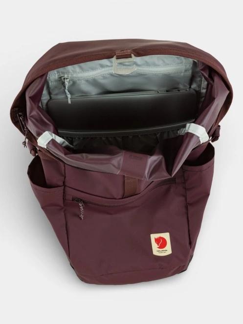 Fjallraven High Coast Foldsack 24 hátizsák bordó színben 6