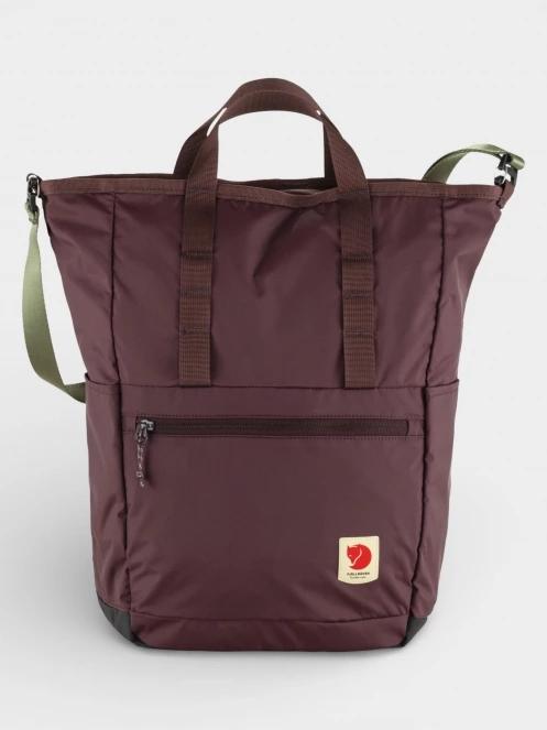 Fjallraven High Coast Totepack hátizsák bordó színben 2