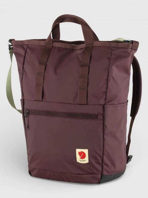 Fjallraven High Coast Totepack hátizsák bordó színben 5