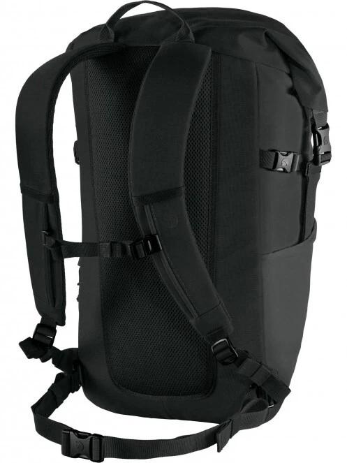 Fjallraven Ulvö Rolltop 30 hátizsák fekete színben 3