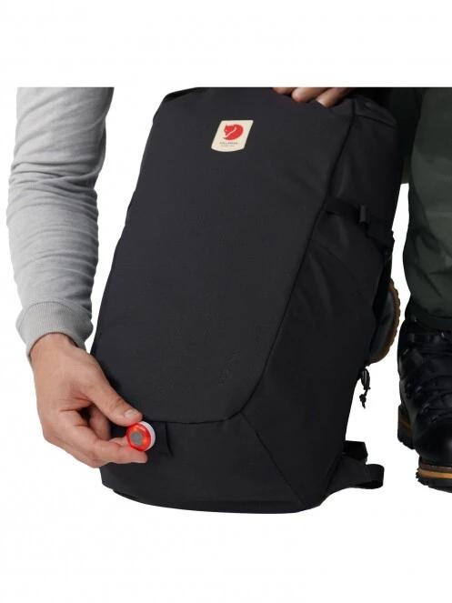 Fjallraven Ulvö Rolltop 30 hátizsák fekete színben 10