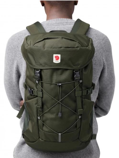 Fjallraven Skule Top 26 hátizsák oliva színben 9