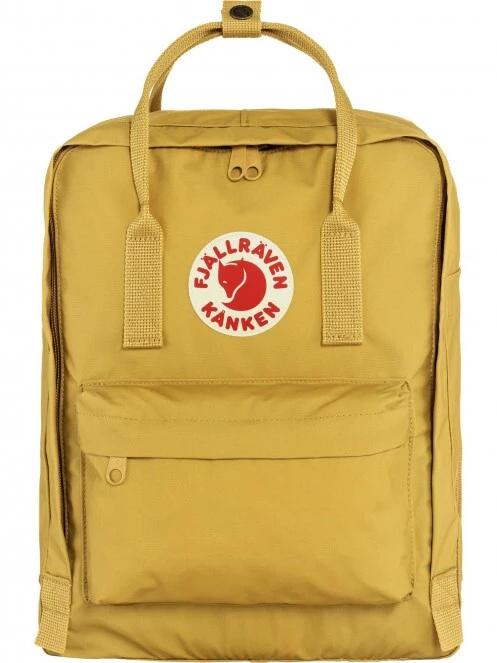 Fjallraven Kanken hátizsák sárga színben 2