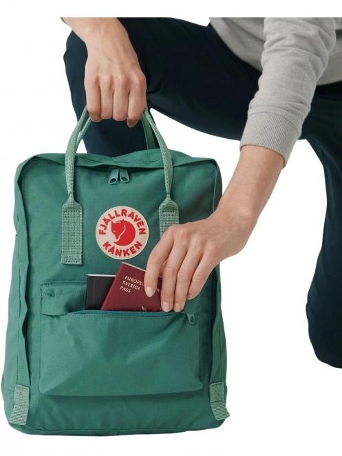 Fjallraven Kanken hátizsák zöld színben 7