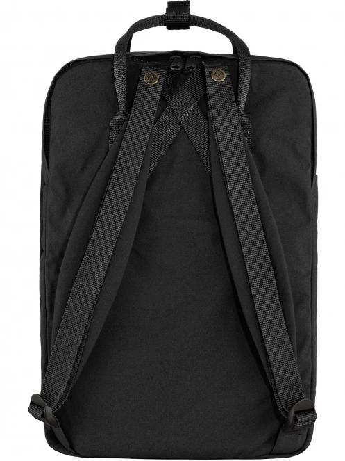 Fjallraven Kanken Laptop 17 hátizsák fekete színben 4