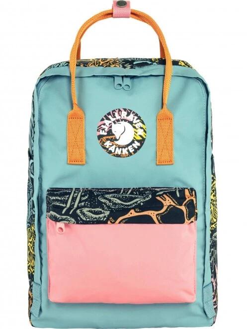 Fjallraven Kanken Art Plus hátizsák kék színben 2