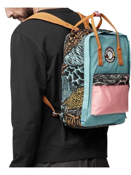 Fjallraven Kanken Art Plus hátizsák kék színben 5
