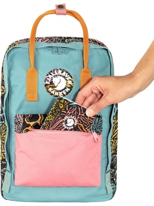 Fjallraven Kanken Art Plus hátizsák kék színben 7