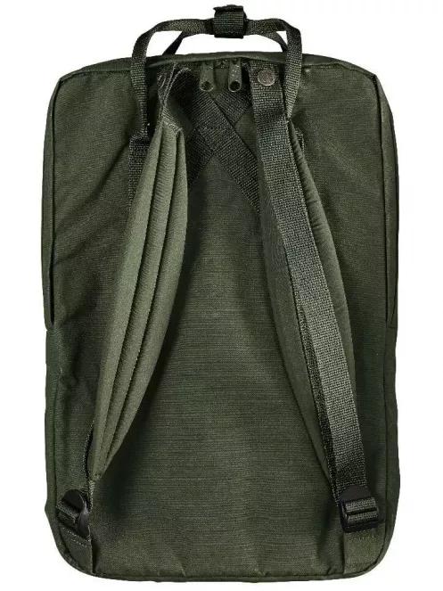 Fjallraven Kanken Laptop 17 hátizsák zöld színben 3