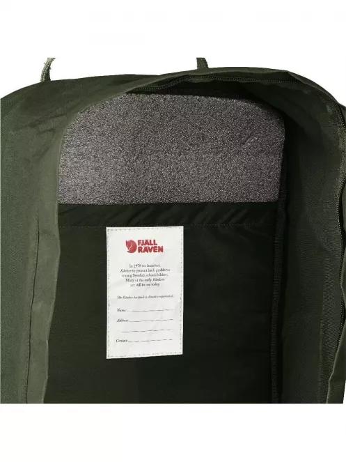 Fjallraven Kanken Laptop 17 hátizsák zöld színben 5