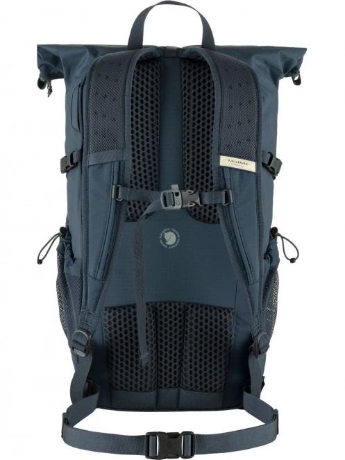 Fjallraven Abisko Hike Foldsack túrahátizsák sötétkék színben 4