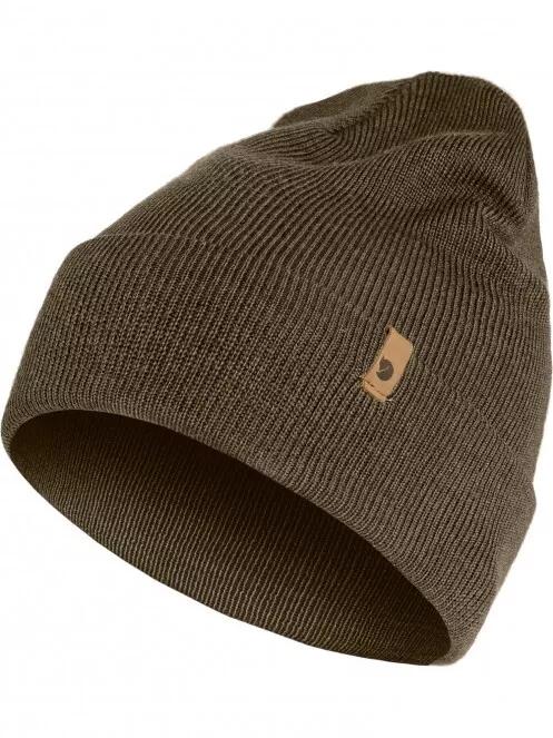 Fjallraven Classic Knit Hat kötött sapka oliva színben 4