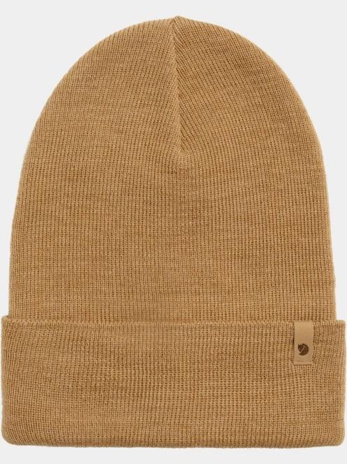 Fjallraven Classic Knit Hat kötött sapka barna színben 2
