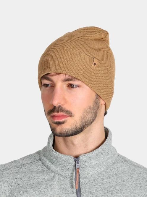 Fjallraven Classic Knit Hat kötött sapka barna színben 5