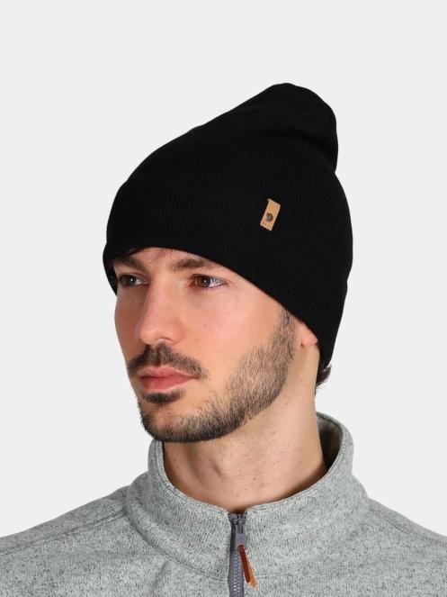 Fjallraven Classic Knit Hat kötött sapka fekete színben 5