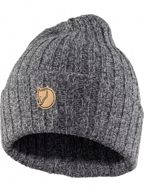Fjallraven Byron Hat kötött sapka szürke színben 2