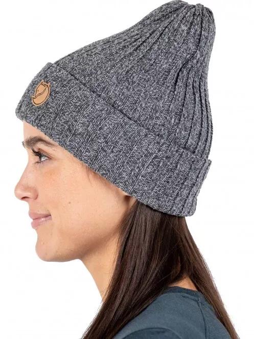 Fjallraven Byron Hat kötött sapka szürke színben 4