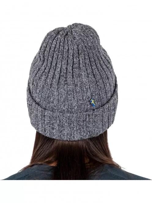 Fjallraven Byron Hat kötött sapka szürke színben 5
